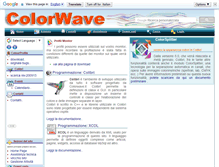 Tablet Screenshot of colorwave.it